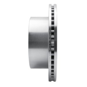 Chevrolet Silverado 2500 HD Classic Brake Rotor (1) - Rear Left - R1 Concepts - Drilled & Slotted - Silver - `11-`25